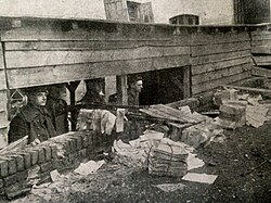 Government troops in the Vorwärts building during the Spartacist uprising in Berlin