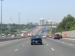 Highway 401 at the Don Valley Parkway in Toronto