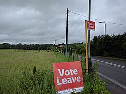 Vote Leave campaign material