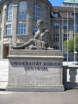 Statue at the entrance