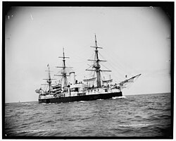 The ironclad battleship Aquidabã, launched in 1885, was considered, along with the Riachuelo, one of the most powerful warships in the world.