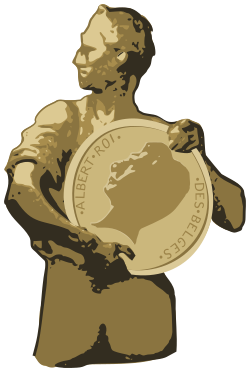 Logo of Belgium's National League for the Franc's Defense, 1924