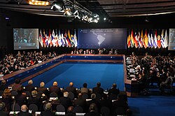 The 2007 Ibero-American Summit in Santiago, Chile.