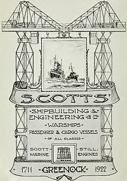 Advertisement in Brassey's Naval Annual, 1923