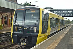 A Class 777 train operated by Merseyrail