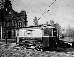 A streetcar used by Royal Mail Canada in Ottawa, 1894