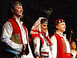 Serbs from Bosanska Krajina in traditional clothing