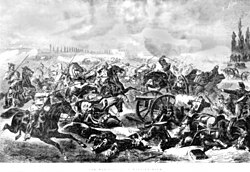 Contemporary press image of the Battle of Mars-la-Tour