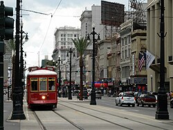 Canal Street Line streetcar, 2005.