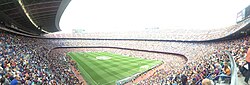 A home game at Camp Nou.