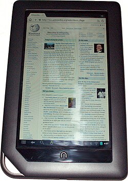 Barnes & Noble Nook running Android