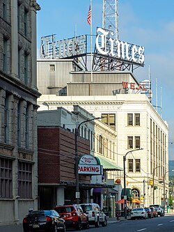 The paper's headquarters in Scranton