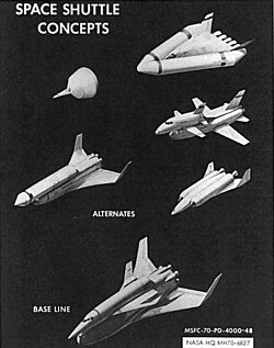 United States STS concepts, circa 1970s