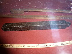 17th-century clog almanac collected by Sir Hans Sloane, now in the collection of the British Museum