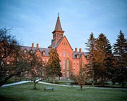 The University of Vermont's Old Mill, the oldest campus building