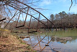 Jones Bridge after collapse, February 2018