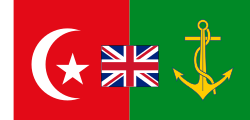 Rhodes's personal flag symbolising his "Cape to Cairo" dream