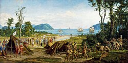 The founding of São Vicente, in what is now the state of São Paulo, marks the effective beginning of colonization in Brazil, in 1532.