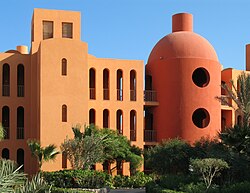 Steigenberger Hotel in El Gouna, Egypt, in association with Ahmed Hamdy, 1997