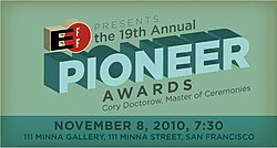 The EFF Pioneer Award