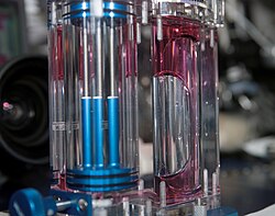Capillarity (experiment onboard the International Space Station pictured) was one of Rowlinson's main areas of focus.