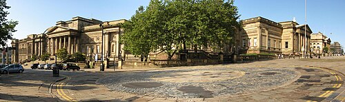 William Brown Street, also known as the Cultural Quarter, was a World Heritage Site consisting of the World Museum, Central Library, Picton Reading Room and Walker Art Gallery.