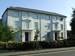 Rhodes's birthplace, now part of Bishop's Stortford Museum; the bedroom in which he was born is marked by a plaque.
