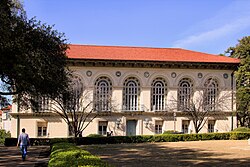Battle Hall, also known as "The Old Library", was added to the National Register of Historic Places in 1970.