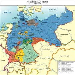 Even after unification in 1871, each German state maintained a separate citizenship. A citizen of any state was also a citizen of the German Empire.