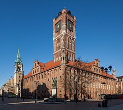 The Gothic Old Town Hall (Ratusz Staromiejski) dates back to the 13th century