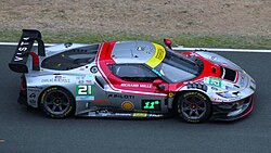 Mann's No. 21 car at the 2025 24 Hours of Le Mans