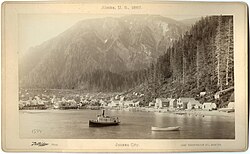 The city of Juneau in 1887