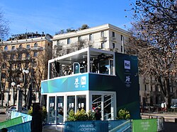 RAI's Winter Olympics studio at Porta Sempione.