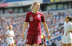 Ellen White is England's top goalscorer with 52 goals in 113 appearances.