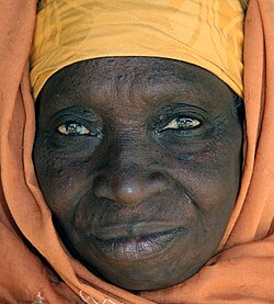 Elderly Gambian woman