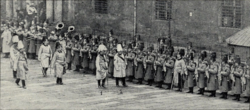 King William II together with King of Saxony Frederick Augustus III, 1906