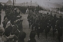 Turkish troops enter Constantinople on 6 October 1923