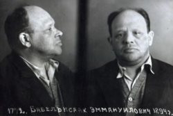 NKVD photo of writer Isaac Babel after his arrest