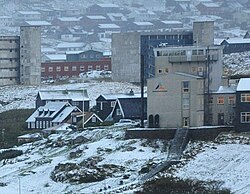 Vinnuháskúlin is located in Tórshavn.