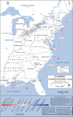 British naval strategy was to protect their shipping in North America and enforce a naval blockade on the United States.