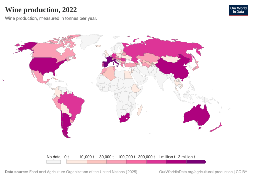 Wine production in 2022[1]
