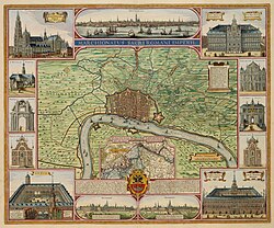 Map of Antwerp (1624)