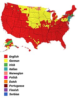 Largest white alone ancestry by county, per the 2020 census