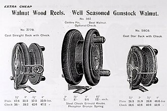 'Nottingham' and 'Scarborough' reel designs.