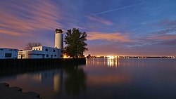 Whiskey Island at sunset