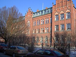 One of the buildings of Katedralskolan, Lund Cathedral school.