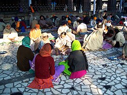 Volunteers preparing langar at the Golden Temple in Amritsar, India