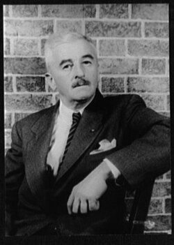 William Faulkner, one of the authors who were instantly awarded after just one nomination