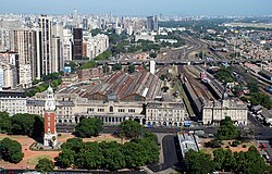 Retiro railway station in Buenos Aires