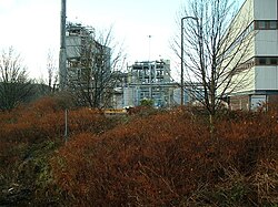 A former ICI plant in Huddersfield, West Yorkshire, now owned by Syngenta.